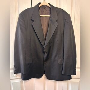 Kilburne and Finch Blazer Adult 48R Gray Pinstriped Wool Blend Coat Casual Men's